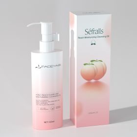 Sefralls Peach Moisturizing Cleansing Oil Natural Ingredients Makeup Removal Oil With Hydrating Jojoba 120ml