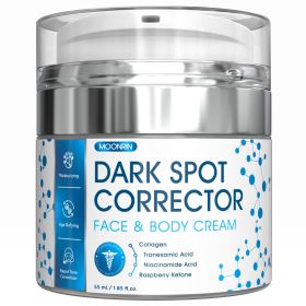 Dark Spot Remover for Face & Body 1.85 fl oz 55 ml Moisturizing Skin Lightening Cream with Collagen Niacinamide Acid Hyperpigmentation Treatment Legs