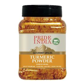 Pride of India â€“ Natural Turmeric Ground â€“ Traditional Indian Spice â€“ Pantry Essential â€“ Curcumin Rich and Gourmet â€“ Ideal for Curries/Lenti