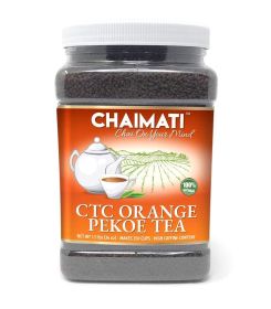 ChaiMati â€“ CTC Orange Pekoe Black Tea â€“ Malty Awakening Tea â€“ Strong Flavor/Smooth undertones â€“ High in Caffeine â€“ Makes for 350 Cups â€“ Ea