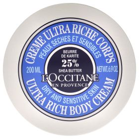 Shea Butter Ultra Rich Body Cream by LOccitane for Unisex - 6.9 oz Body Cream