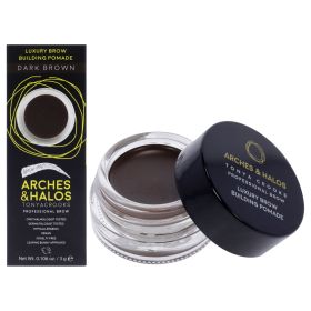 Luxury Brow Buiding Pomade - Dark Brown by Arches and Halos for Women - 0.106 oz Pomade