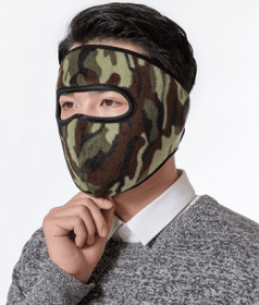 Autumn and winter dust masks breathable warm and cold (Color: green)