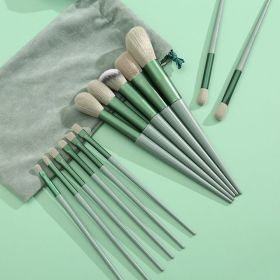 13 PCS Makeup Brushes Set Eye Shadow Foundation Women Cosmetic Brush Eyeshadow Blush Powder Blending Beauty Soft Make Up Tools (Handle Color: 13Pcs-velvet bag1)