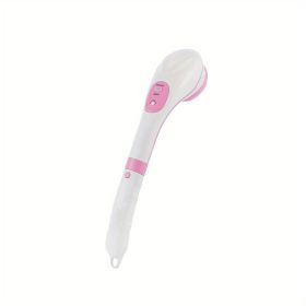 Luxurious Electric Bath Shower Brush: Pamper Yourself with a Relaxing Massage & Exfoliation! (Color: pink)